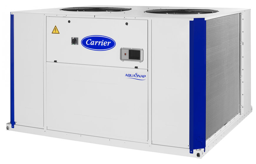 Carrier AquaSnap Gamma di refrigeratori ad aria con compressore di tipo Scroll ora disponibile nella versione R-32